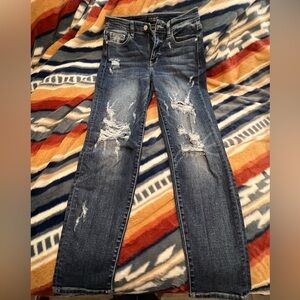 Judy Blue Now or Never Cropped Boyfriend Jeans Size 27/5